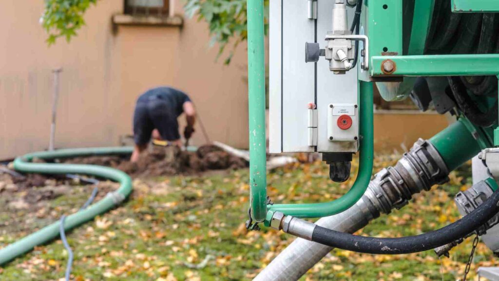 sewage cleanup